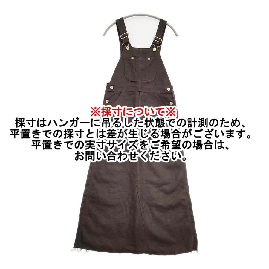 DELIY LINEN CANVAS JUMPER DRESS 定価48400円 ジャンパースカート