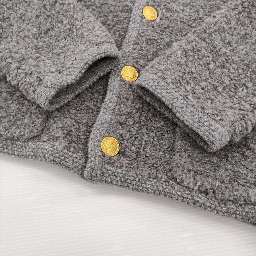 MACPHEE（マカフィー） ムートン クルーネックカーディガン 定価30800