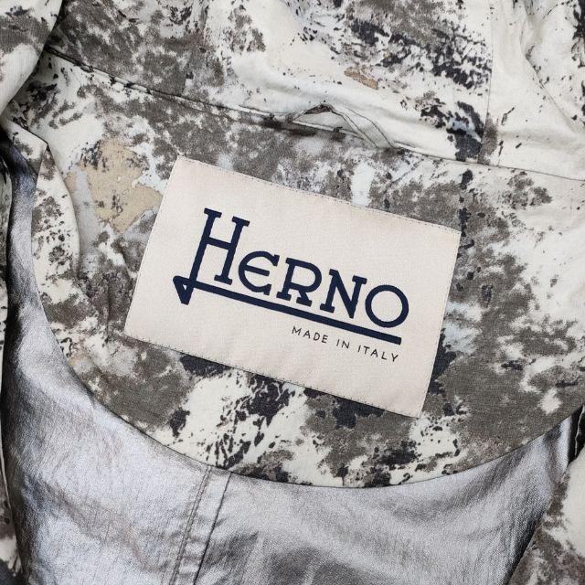 Herno カモフラ柄 モッズコート PA0027D-13377P-1194 ジャケット ベージュ ヘルノ 6-0416M 280090_3