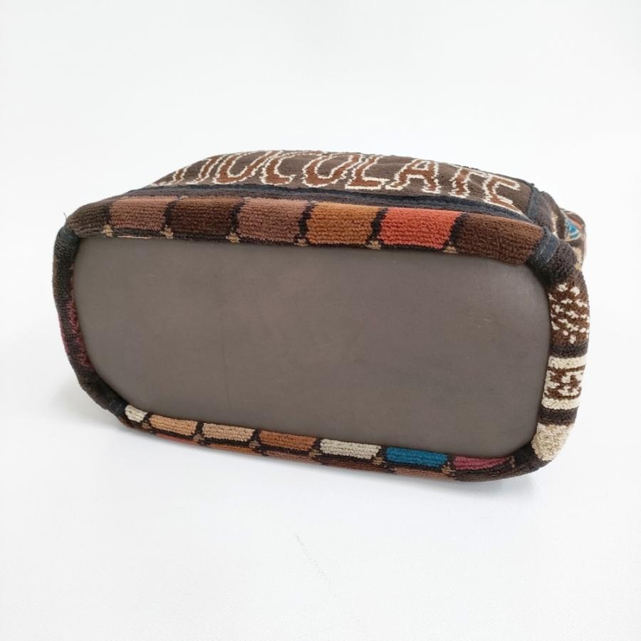 ebagos シェニール チョコレート トート CHOCOLATE 定価64900円 トートバッグ 25AW ブラウン エバゴス 6-0203T 280555の画像