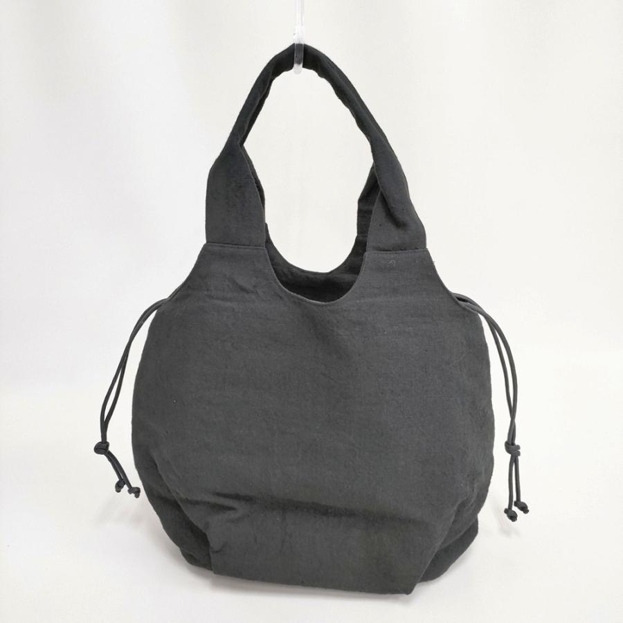 TOMOO designs トモオ デザインズ 未使用品 リネン ドット トートバッグ ブラック ベージュ 6-0223G 280565
