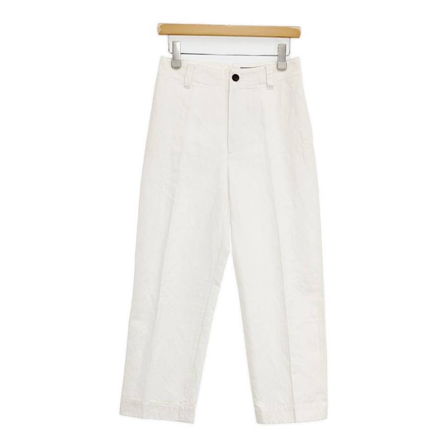 MARGARET HOWELL オフホワイト麻パンツ MARGARET HOWELL（マーガレットハウエル） MARGARET HOWELL COTTON