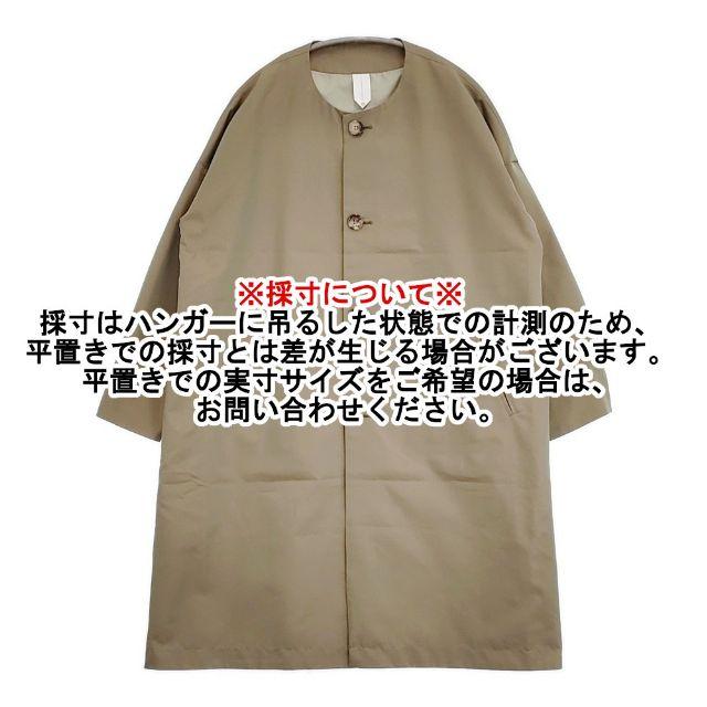 ironari aranciato別注 I-19114ARC ノーカラー サクラコート コットンポリエステル コート カーキ 玉虫色 イロナリ 6-0330M 280716_6