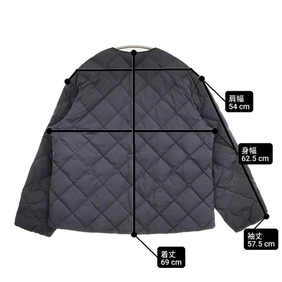 TAION/UNFILO キルティングダウンショート丈ブルゾン 定価19900円 XL