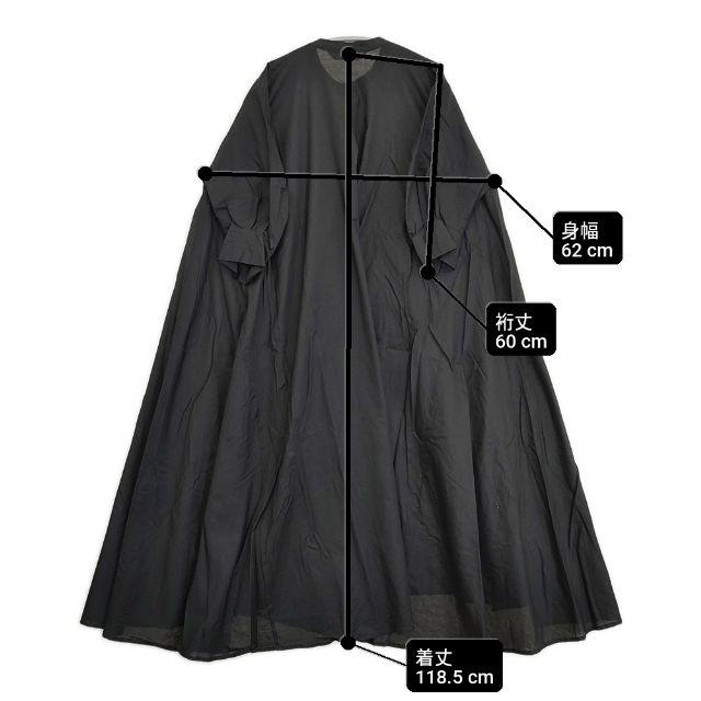 美品　mizuiro ind ミズイロインド　ロングワンピース　ブラック mizuiroind（ミズイロインド） mizuiro-ind シャツワンピース ロング