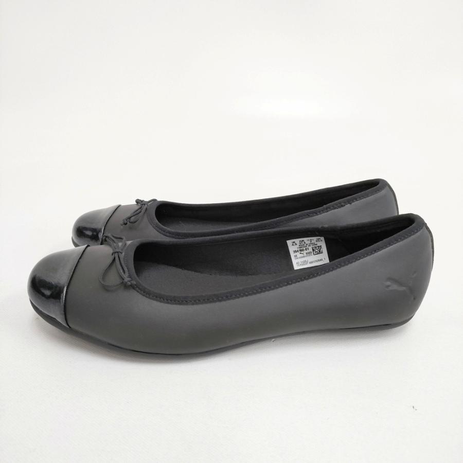 PUMA ブラック スポーツバッグ＆eccoパンプス23.5cm PUMA（プーマ） ヨンギ フラットリボン 23.5cm 394160 パンプス