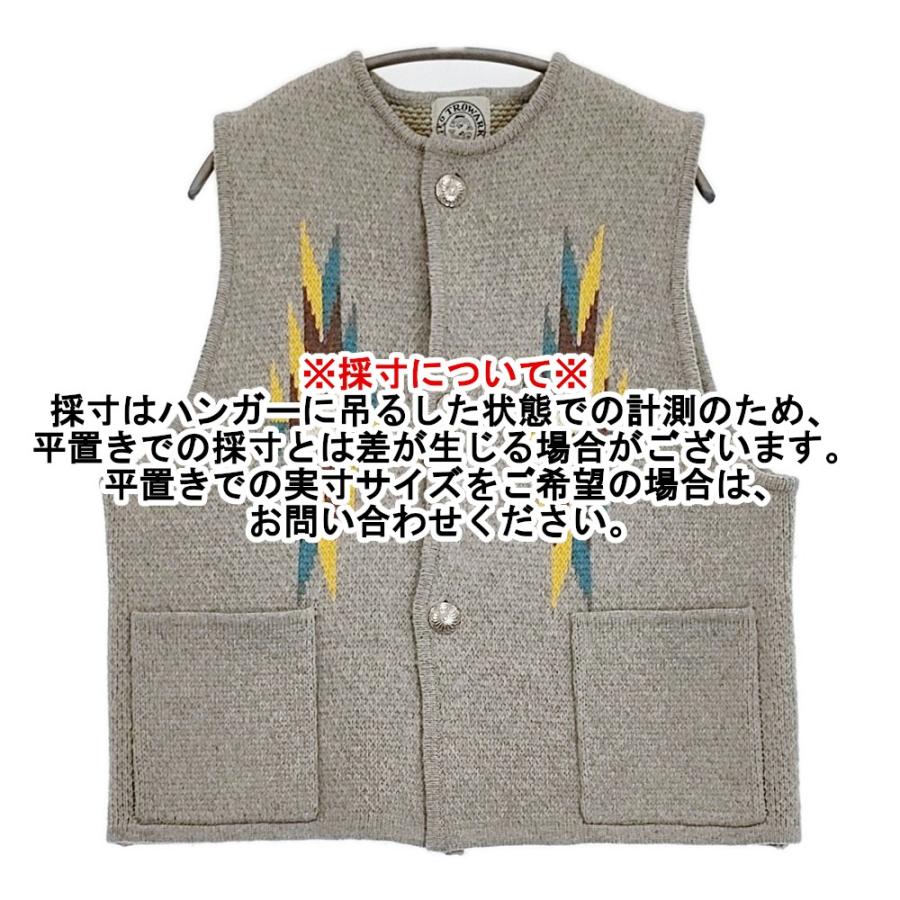 Geo Trowark strato別注 チマヨ柄ニットベスト ナイモノねだり 