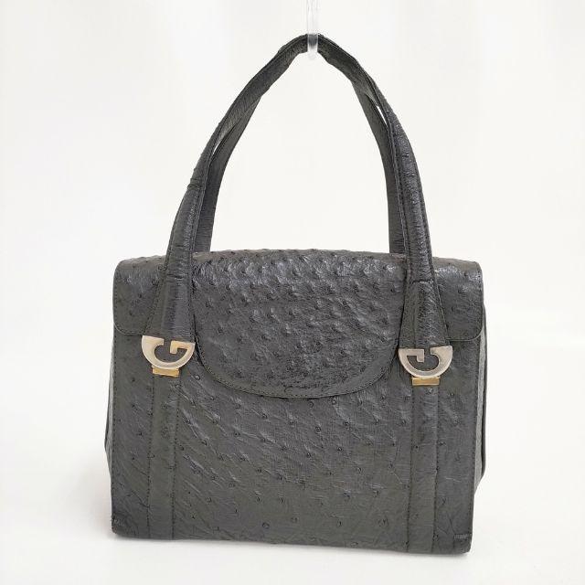 GUCCI（グッチ） オールドグッチ オーストリッチ レザーハンドバッグ 