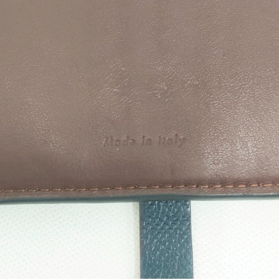 CELINE 104813AI5.07AY ミディアムマルチファンクション 二つ折り財布 バイカラー Abyss Blue レザー 二つ折り財布 ネイビー ボルドー レディース セリーヌ【中古】6-0306G◎ CELINE 104813AI5.07AY ミディアムマルチファンクション 二つ折り財布