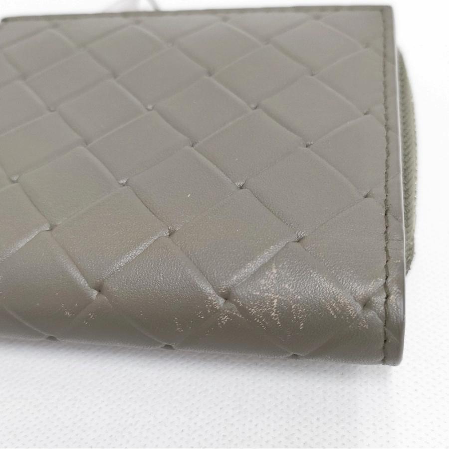 BOTTEGA VENETA イントレチャートスクエア ジップアラウンドウォレット