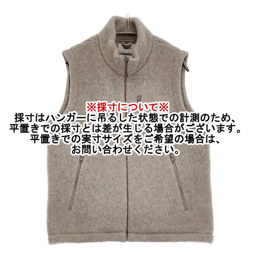YAECA（ヤエカ） ウールフリースベスト 定価39600円 14452 サイズS 