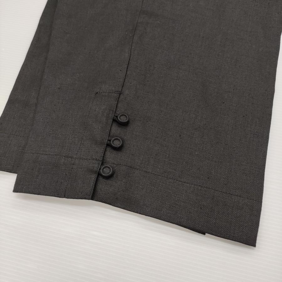nest Robe 新品 サイドシームイージーフィットパンツ 定価29700円 01241-1017 リネン パンツ ブラック ネストローブ 6-0403M 281722_4