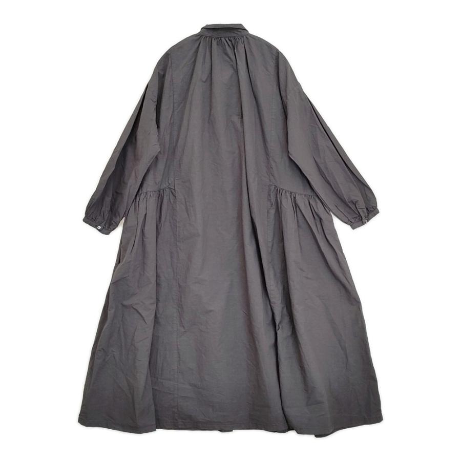 nest Robe コンパクトカラーギャザーワンピース 定価34100円 ワンピース インクブラック ネストローブ 6-0304M 282145_1