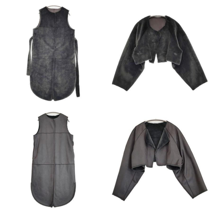Ameri VINTAGE MANY WAY USEFUL BOA COAT 3WAY 定価33000円 リバーシブル コート ブルーグレー アメリヴィンテージ 6-0309T 282459_4
