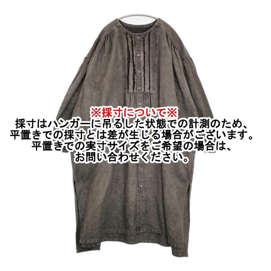 GASA*（ガサ） gasa 灰色の人 天然染めドレス 定価79200円 サイズL