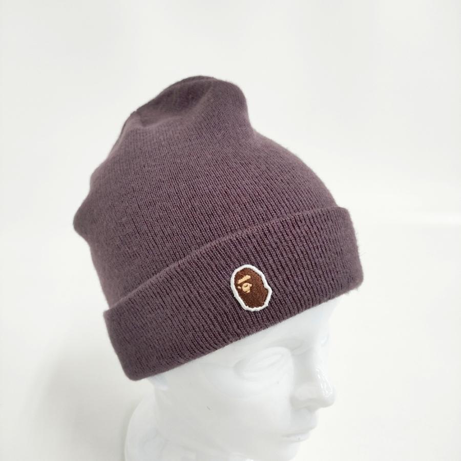 BAPE/A BATHING APE アクリルビーニー ニット帽 001CPH701001M ニット