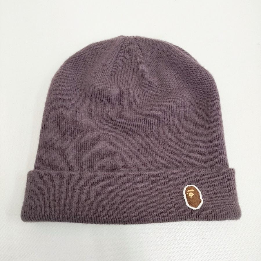 BAPE/A BATHING APE アクリルビーニー ニット帽 001CPH701001M ニット