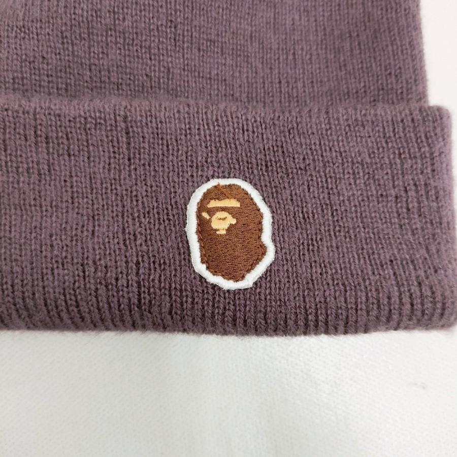 BAPE/A BATHING APE アクリルビーニー ニット帽 001CPH701001M ニット