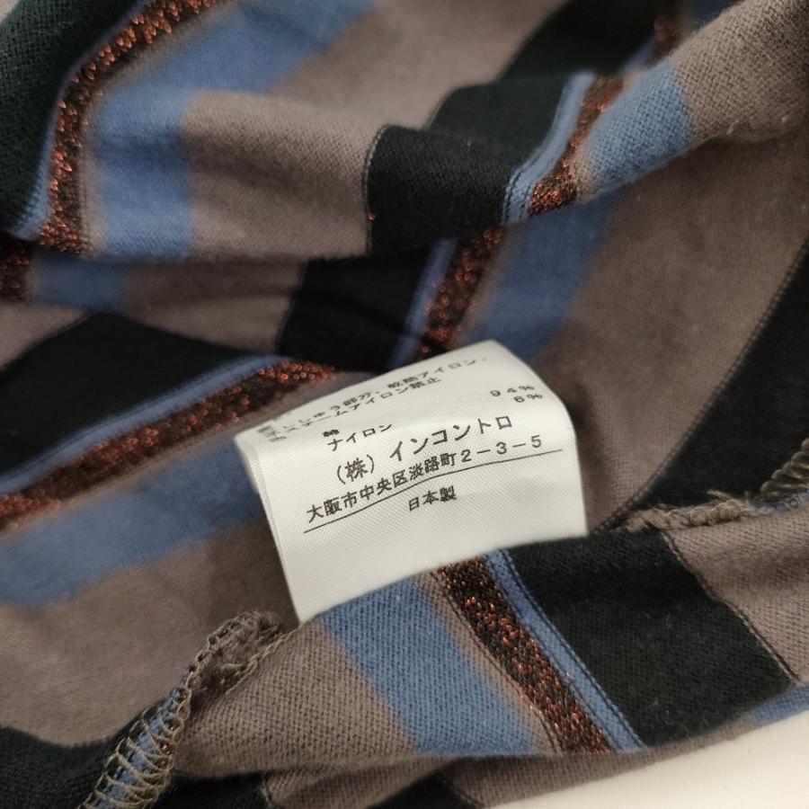 Vivienne Westwood Red Label 変形 ボーダーTシャツ オーブ刺繍 半袖