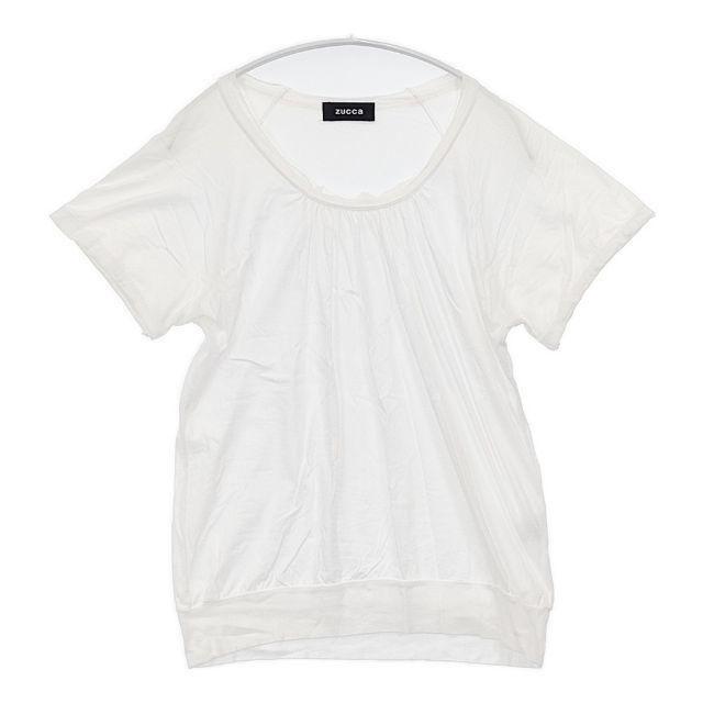 ZUCCa（ズッカ） ZUCCa ZU21JJ242 コットン 断ち切り 製品染め 半袖T