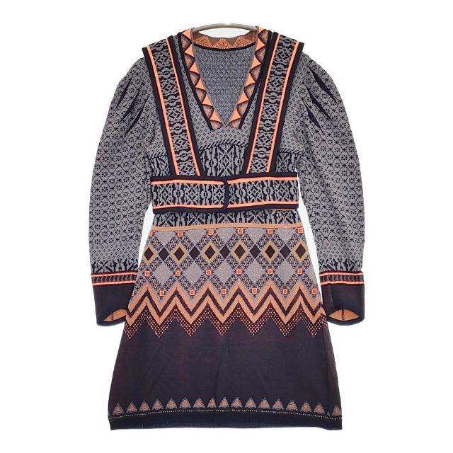 Mame Kurogouchi Fair Isle Knitted Dress ニットドレス 定価75900円