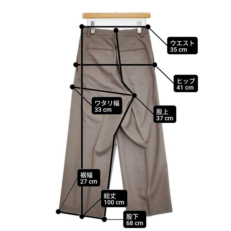 AURALEE（オーラリー） AURALEE SUPER LIGHT WOOL TWO-TUCK SLACKS 1