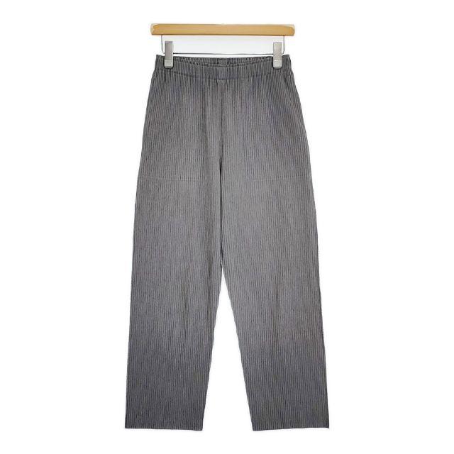me ISSEY MIYAKE プリーツ M124KF231 パンツ グレー ミー イッセイ
