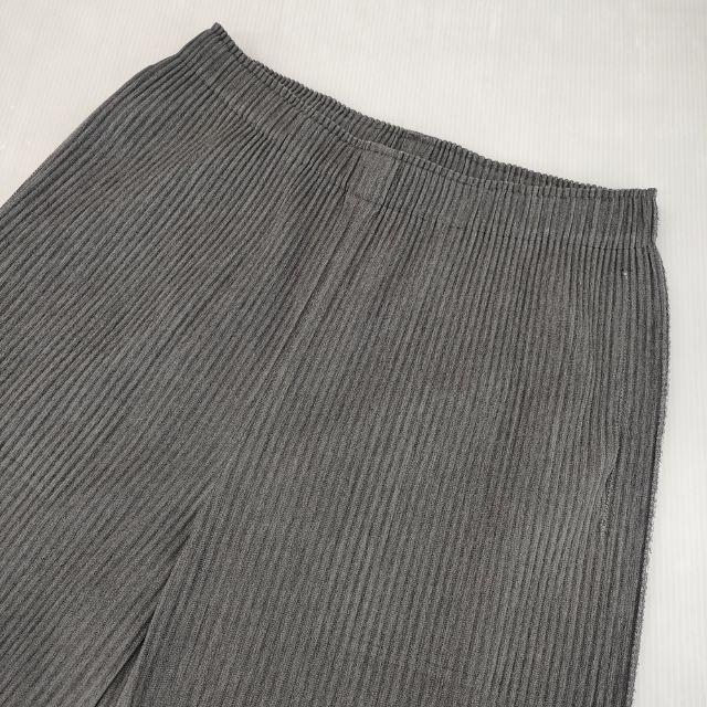 me ISSEY MIYAKE プリーツ M124KF231 パンツ グレー ミー イッセイ
