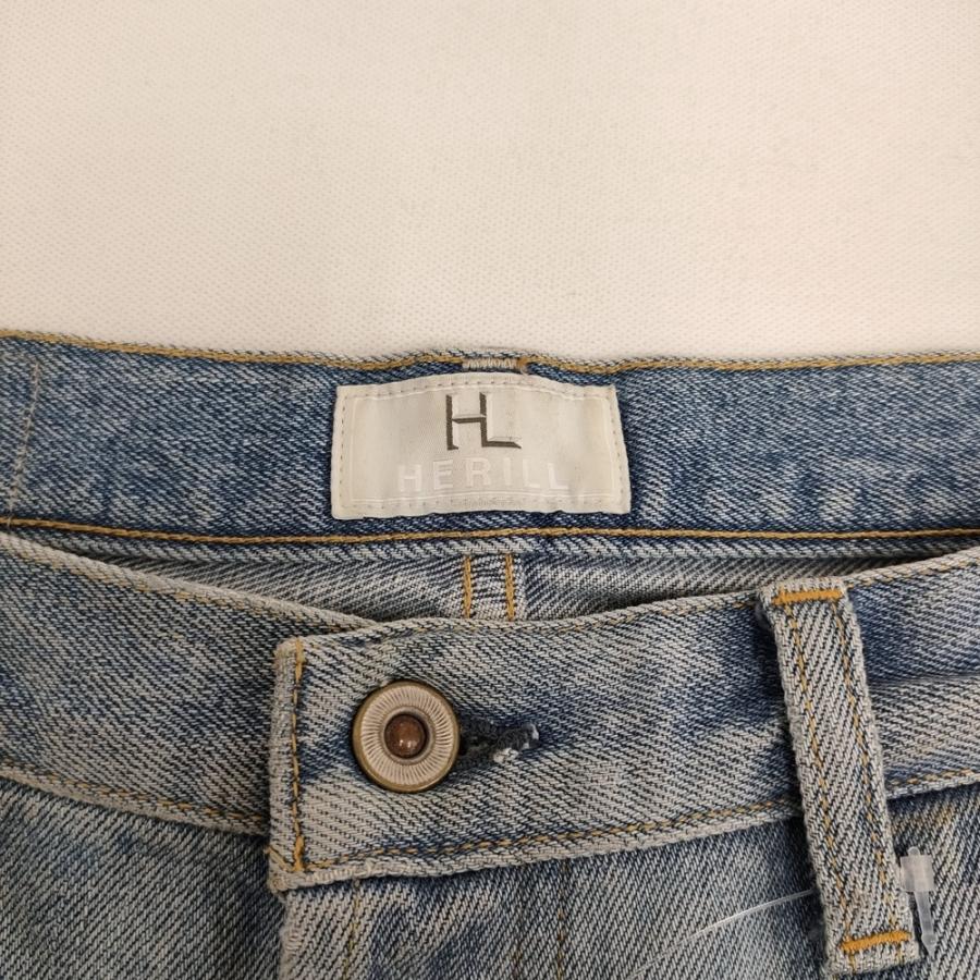 パンツ HERILL Denim Tuck Splash4PK HERILL HL Denim Splash Tuck 4PK 1 ペンキ加工デニムパンツ サイズ3