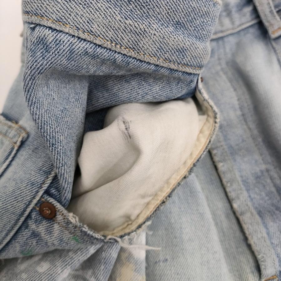HERILL HL Denim Splash Tuck 4PK 1 ペンキ加工デニムパンツ サイズ3