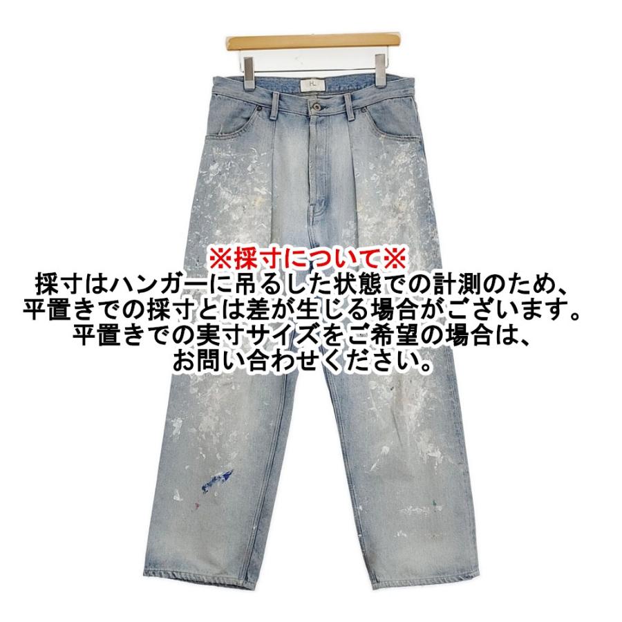 HERILL HL Denim Splash Tuck 4PK 1 ペンキ加工デニムパンツ サイズ3 