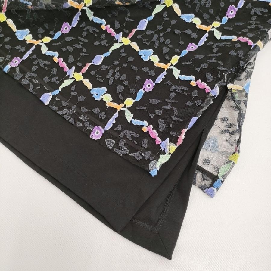 ISSEY MIYAKE（イッセイミヤケ） Haat ISSEY MIYAKE 刺繍 チュール