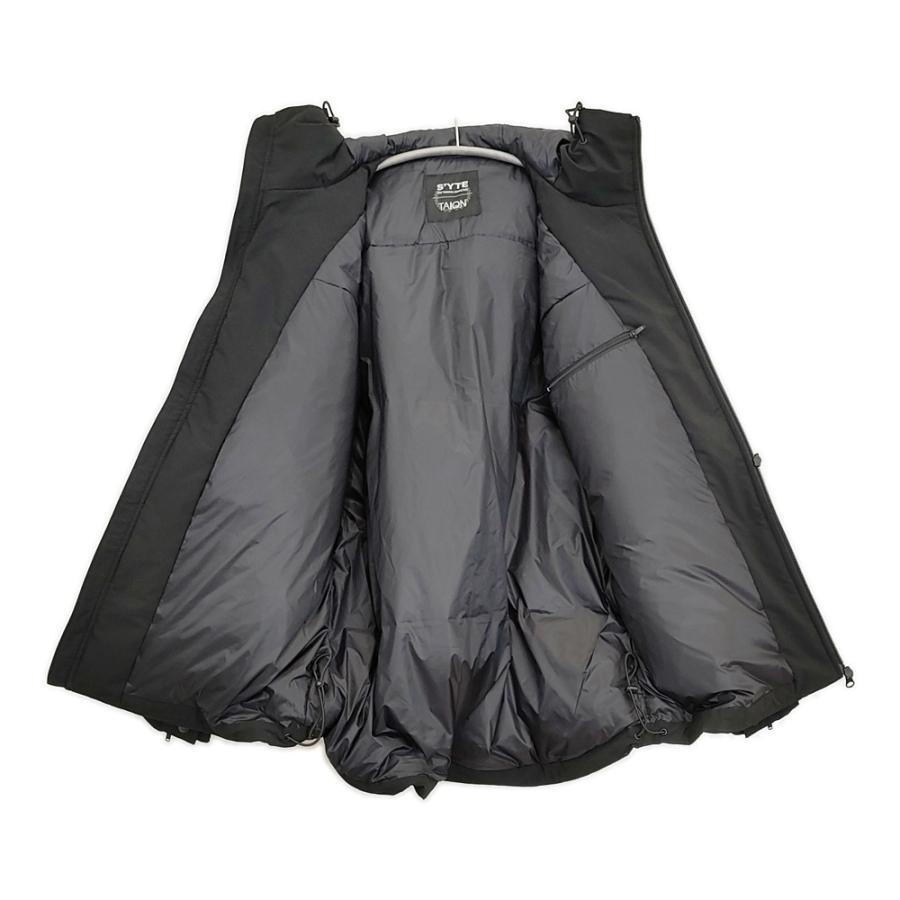 s'yte Yohji Yamamoto/TAION YOKE SLEEVE DOWN PARKA ダウンジャケット 25AW ブラック サイトヨウジヤマモト/タイオン 6-0509A 286752の画像