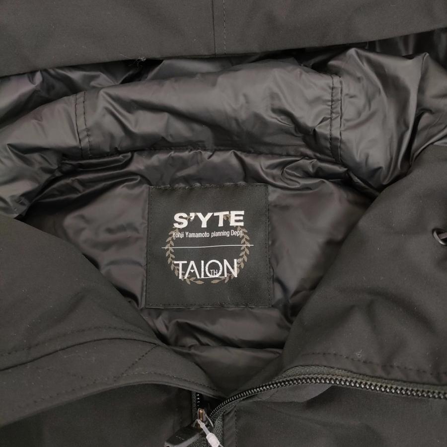 s'yte Yohji Yamamoto/TAION YOKE SLEEVE DOWN PARKA ダウンジャケット 25AW ブラック サイトヨウジヤマモト/タイオン 6-0509A 286752の画像