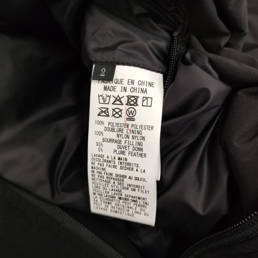 s'yte Yohji Yamamoto/TAION YOKE SLEEVE DOWN PARKA ダウンジャケット 25AW ブラック サイトヨウジヤマモト/タイオン 6-0509A 286752の画像