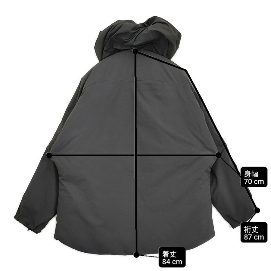 s'yte Yohji Yamamoto/TAION YOKE SLEEVE DOWN PARKA ダウンジャケット 25AW ブラック サイトヨウジヤマモト/タイオン 6-0509A 286752の画像