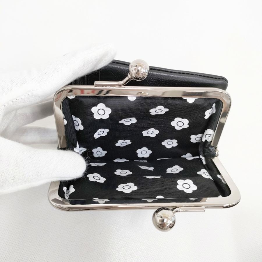 MARY QUANT（マリークヮント） フレンチシームガマ口ウォレット 定価
