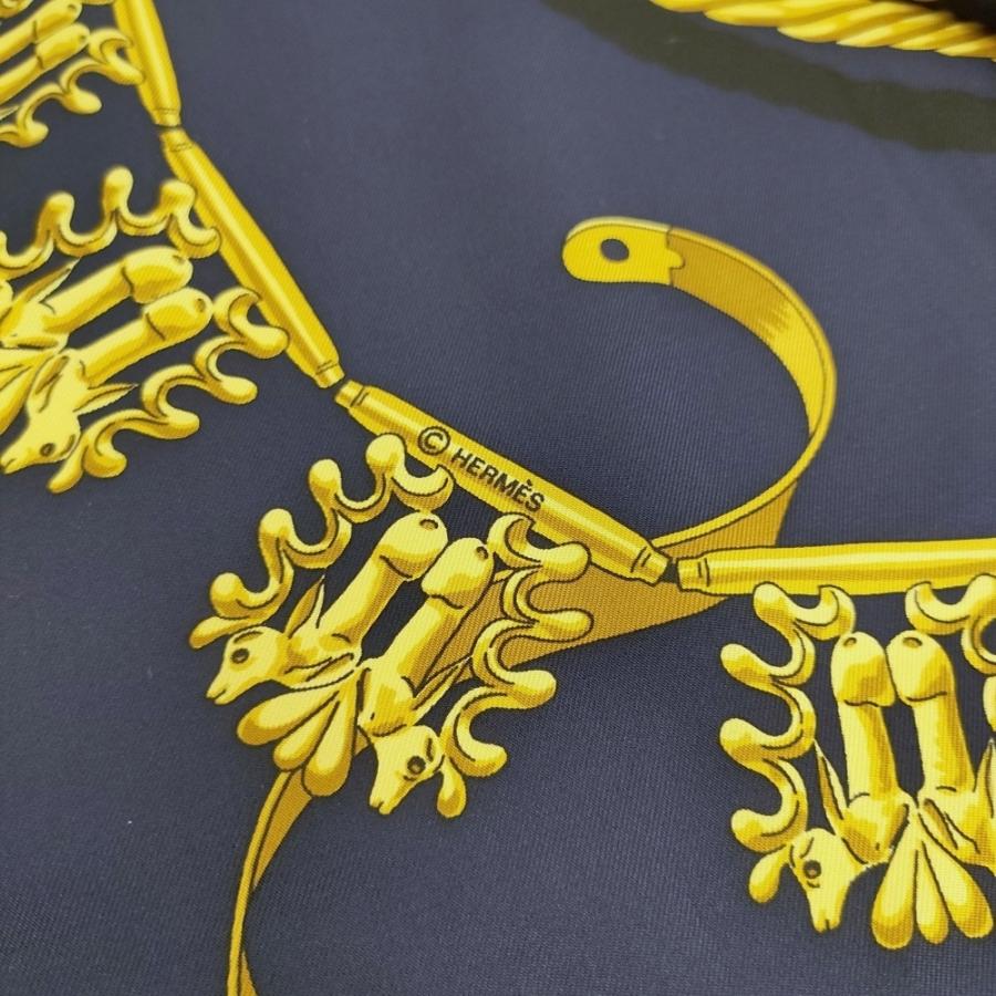 HERMES（エルメス） カレ90 LES CAVALIERS D'OR 黄金の騎士 大判
