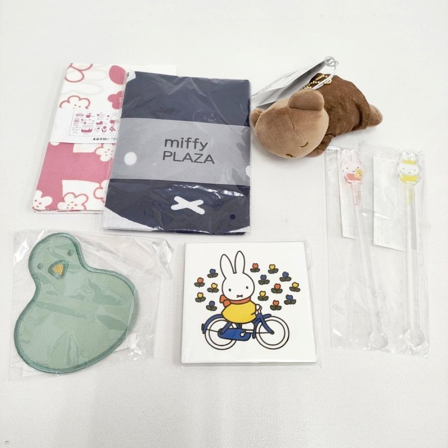 miffy マドラー ボリスすやすやフレンド 手ぬぐい コースター タイル セット ぬいぐるみ 多色 ミッフィー 6-0521G 287663