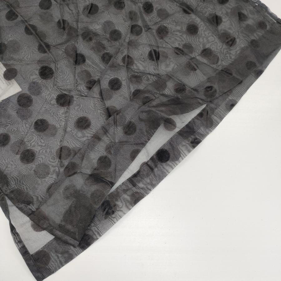tricot COMME des GARCONS シワ加工 ドット ノースリーブ シアー