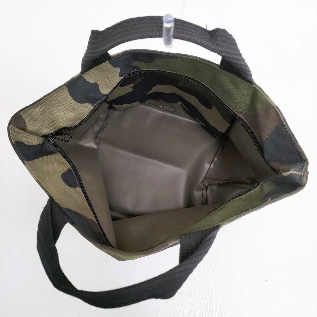 Herve Chapelier カモフラージュ ナイロン舟型トートM 迷彩 1027W