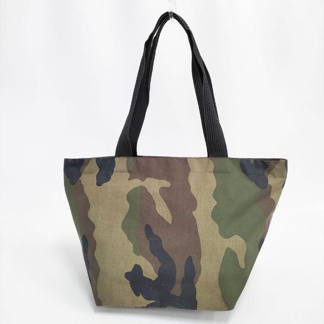 Herve Chapelier 925W カモフラージュ ナイロン舟型ショルダーL 迷彩