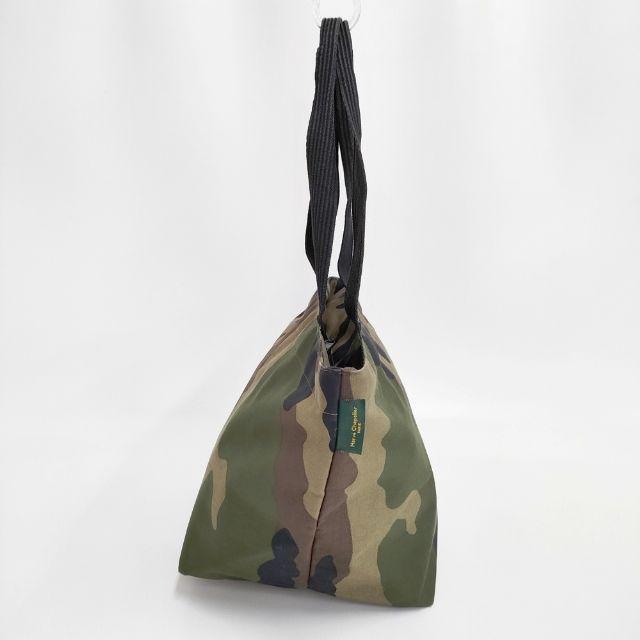 Herve Chapelier 925W カモフラージュ ナイロン舟型ショルダーL 迷彩