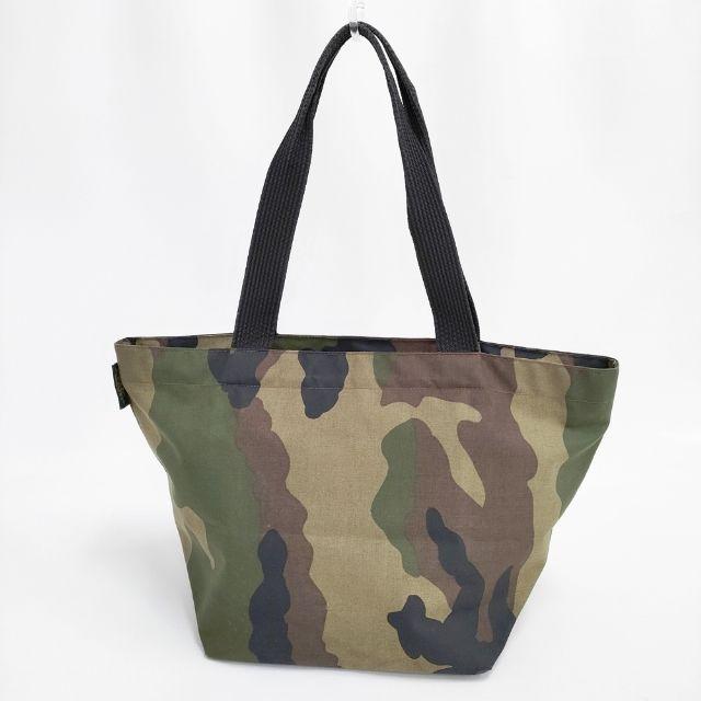 Herve Chapelier 925W カモフラージュ ナイロン舟型ショルダーL 迷彩