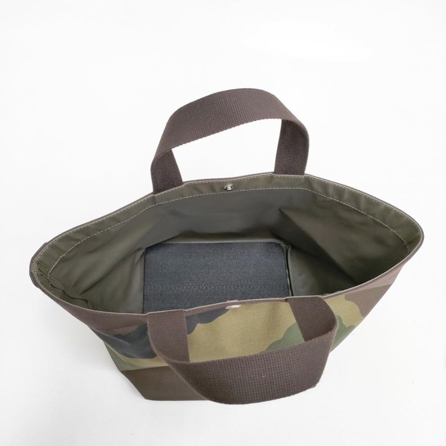 Herve Chapelier 707Wカモフラージュ コーデュラ舟型トートM 迷彩