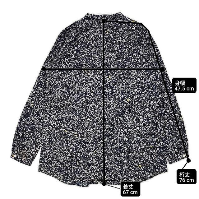 Pal'las Palace（パラスパレス） 総柄 コットン ブラウス シャツ