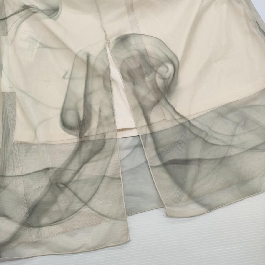 Ameri VINTAGE CURL OF SMOKE SHEER DRESS インナーワンピース付