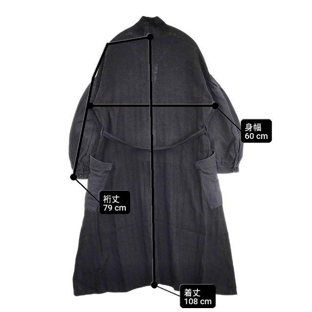 MAGALI ヘリボーンリネンローブコート 定価31900円 羽織り ワンピース