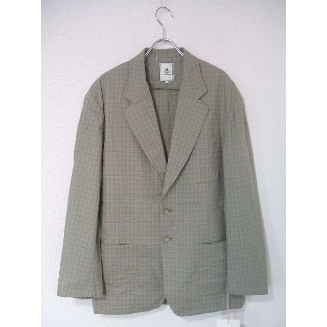 Mando Cotton Lyocell Check Oversized 2b Jacket オーバーサイズジャケット テーラードジャケット ベージュ レッド メンズ マンド 中古 0 1228m F ブランド古着の専門店 ジージー 通販 Yahoo ショッピング