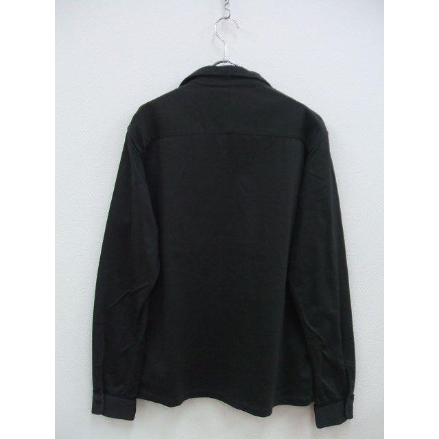 COLINA コリーナ 174SH05 オープンカラー 開襟 長袖シャツ ブラック  